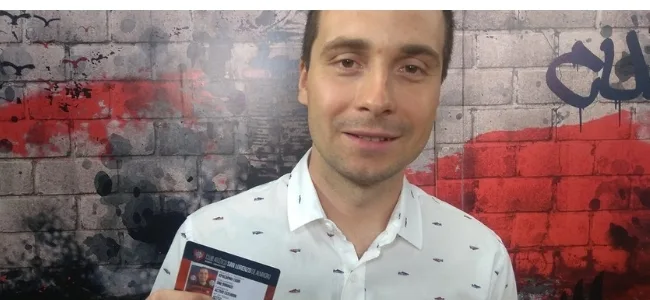 Recibimos  Egor Kpacabnh, el ruso fanático de San Lorenzo que vino al pais para seguir al Ciclón